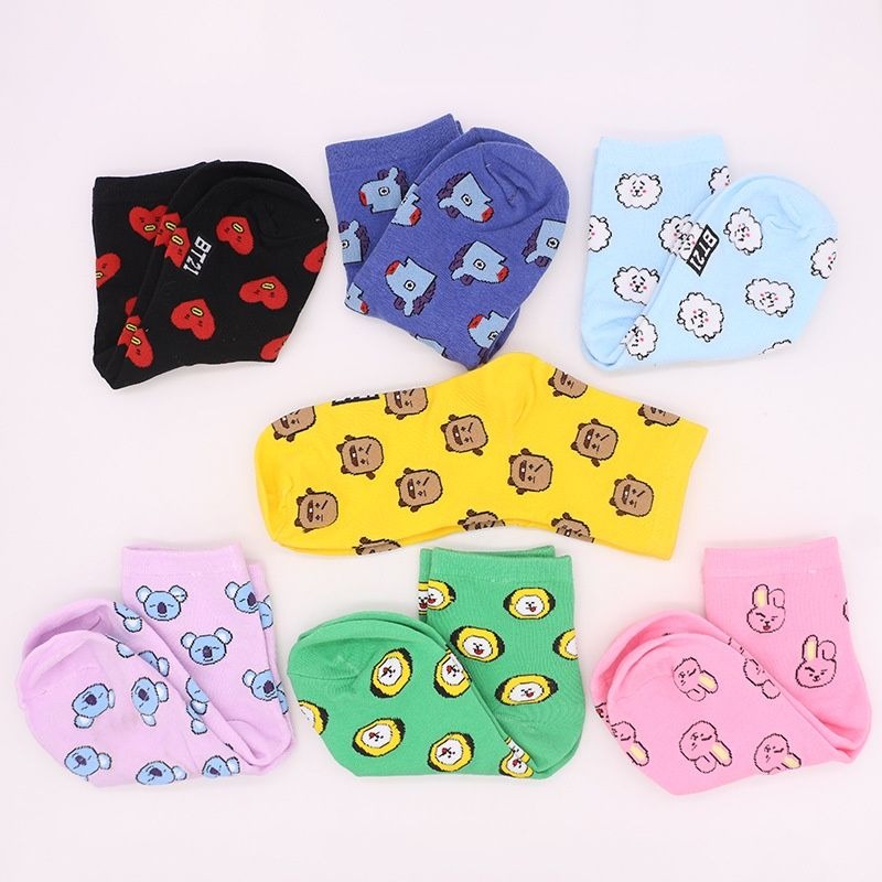 Kawaii BT21 Cartoon Socks Cute - огляд і ціна Tippet Line