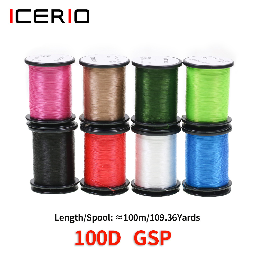 ICERIO 2PCS 100D GSP Fly Tying - огляд і ціна Ice Fishing Line